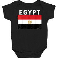 Egyptian National Pride Flag Of Egypt T Shirt Baby Bodysuit | Artistshot