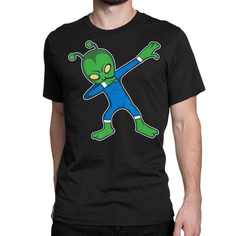 Halloween Dabbing Costume Halloween Party Alien Classic T-shirt by Min01 | Artistshot