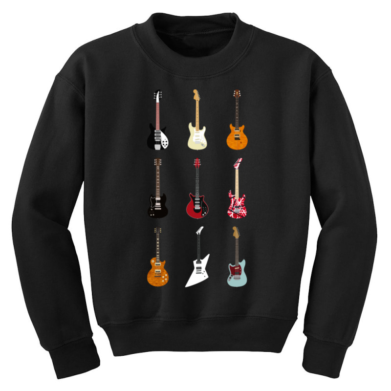 Epic Guitars Of Rock ? Youth Sweatshirt by cm-arts | Artistshot