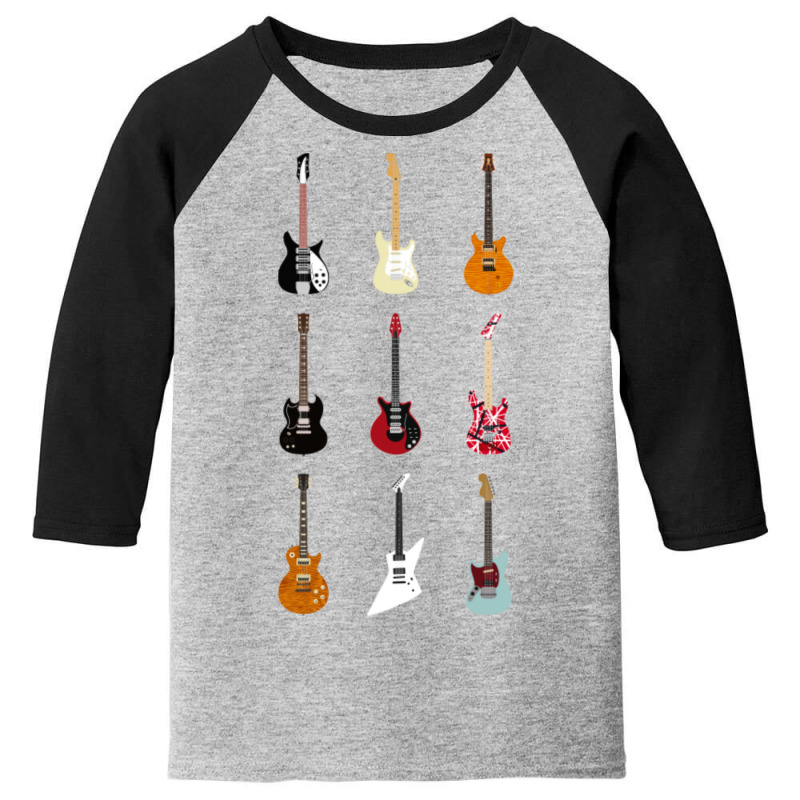 Epic Guitars Of Rock ? Youth 3/4 Sleeve by cm-arts | Artistshot