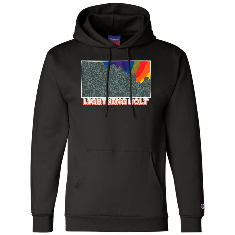 Lightning Bolt Champion Hoodie by SpencerLarsen | Artistshot