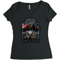 Lightning Strikes Women's Triblend Scoop T-shirt | Artistshot