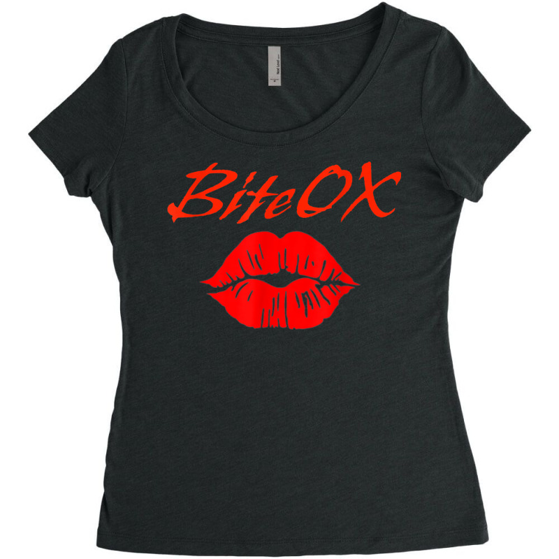 Lips Bitters Kissing Kisser T Shirt Women's Triblend Scoop T-shirt by cm-arts | Artistshot