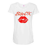 Lips Bitters Kissing Kisser T Shirt Maternity Scoop Neck T-shirt | Artistshot