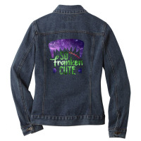 So Franken Cute Ladies Denim Jacket | Artistshot