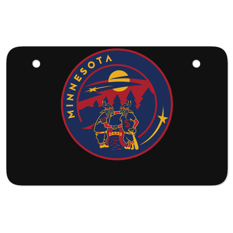 Minnesota Sports Classic Atv License Plate | Artistshot