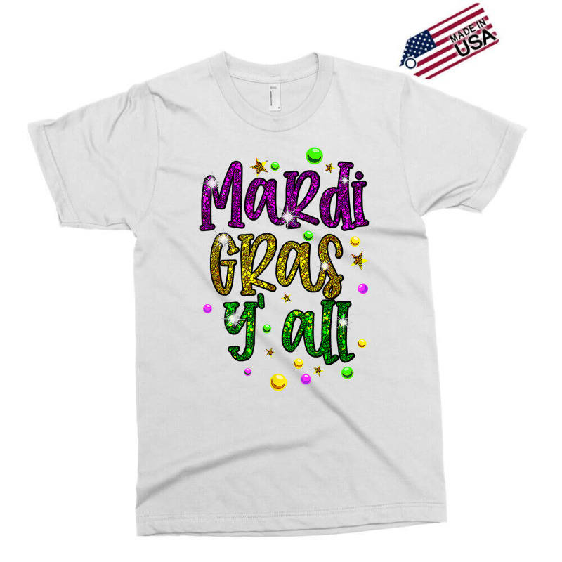 Mardi Gras Y'all Galveston Fun Cute Beads And Mask T Shirt Exclusive T-shirt by cm-arts | Artistshot