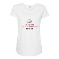 V T Shirt Inspired By Deadliest Catch On The Crab Maternity Scoop Neck T-shirt | Artistshot