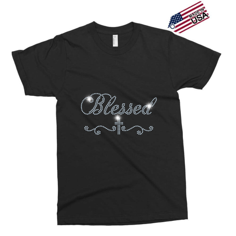 Blessed Bling Rhinestone Bling Women Mom Birth Day Exclusive T-shirt by Koyanho62 | Artistshot