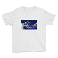 Hokusai Wave Carbon Fiber Styles Youth Tee | Artistshot