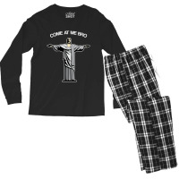 Come At Me Bro Funny Jesus Men's Long Sleeve Pajama Set | Artistshot