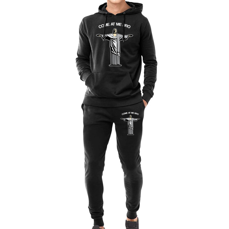 Come At Me Bro Funny Jesus Hoodie & Jogger Set | Artistshot