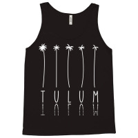 Palm Tree Vacation   Island Yucatan Peninsula Tulum T Shirt Tank Top | Artistshot