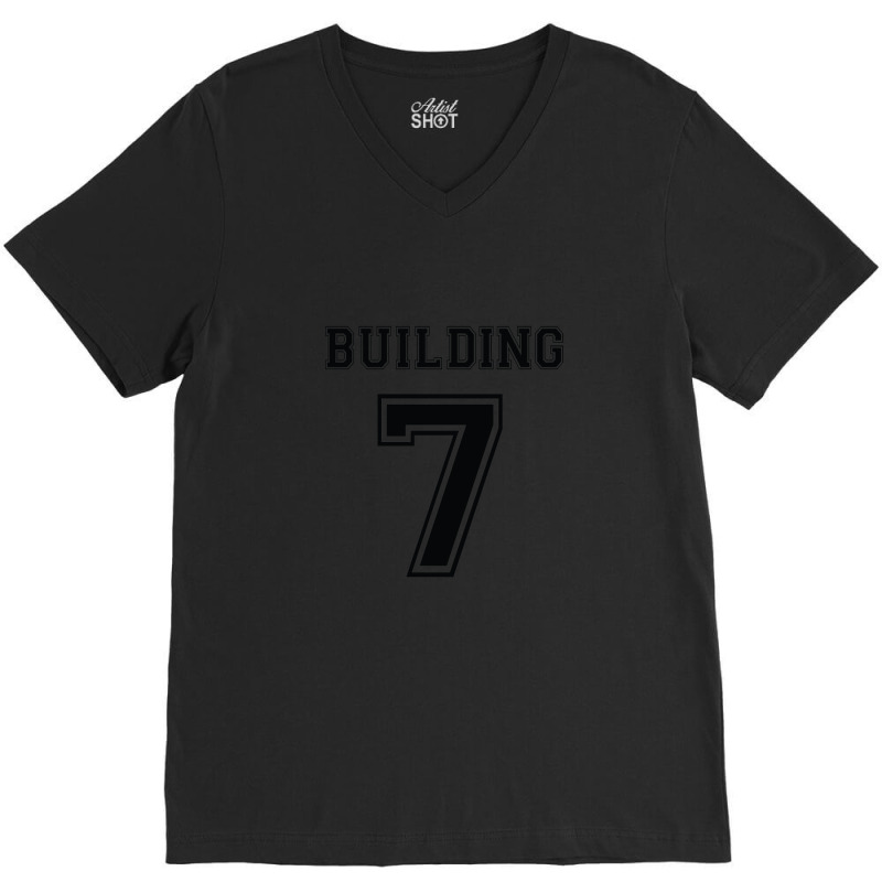 Building 7 - Controlled Demolition V-neck Tee | Artistshot