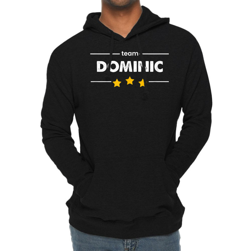 Family Name Surname Or First Name  Team Dominic T Shirt Lightweight Hoodie by cm-arts | Artistshot