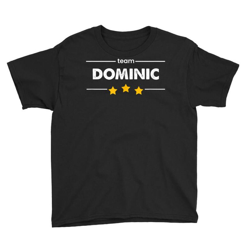 Family Name Surname Or First Name  Team Dominic T Shirt Youth Tee by cm-arts | Artistshot