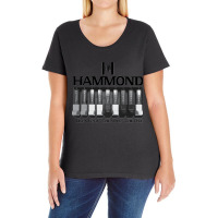 Hammond Organ And Graphics Classic Ladies Curvy T-shirt | Artistshot