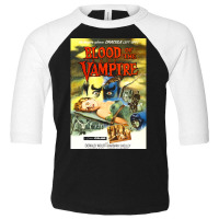 Vintage Retro Horror Movie 074 Toddler 3/4 Sleeve Tee | Artistshot