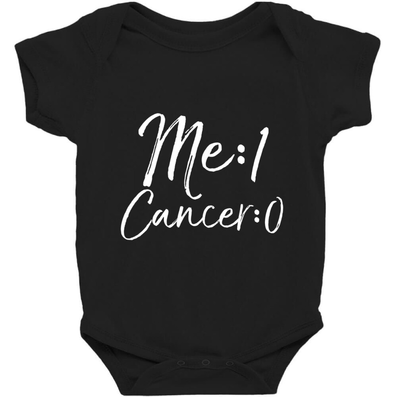 Cancer Free Remission Cancer Survivor Me 1 Cancer 0 Baby Bodysuit | Artistshot