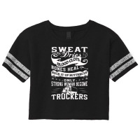 Trucker Woman Scorecard Crop Tee | Artistshot