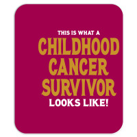 Never Underestimate The Strength Of A Childhood Cancer Warrior Mousepad | Artistshot