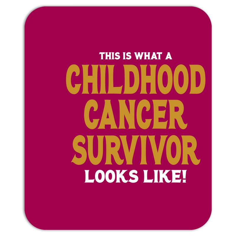 Never Underestimate The Strength Of A Childhood Cancer Warrior Mousepad | Artistshot