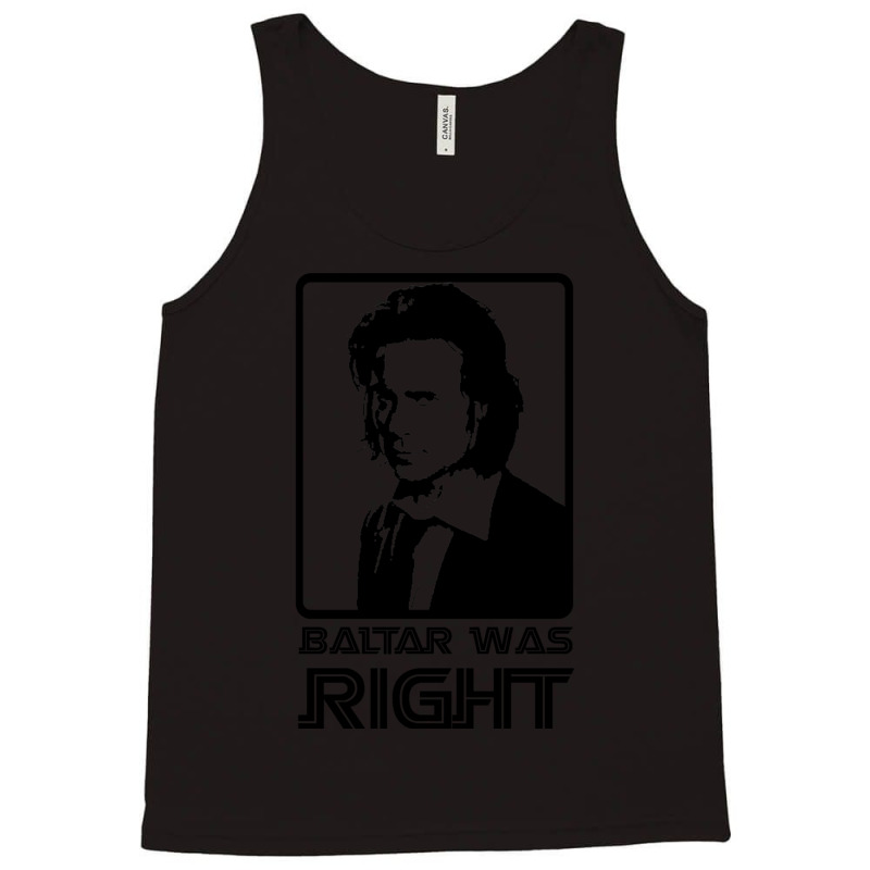 Baltar Was Right Tank Top by cm-arts | Artistshot