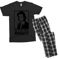 Baltar Was Right Men's T-shirt Pajama Set | Artistshot