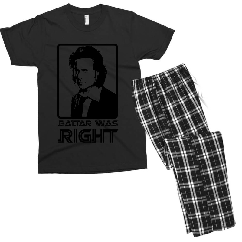 Baltar Was Right Men's T-shirt Pajama Set by cm-arts | Artistshot