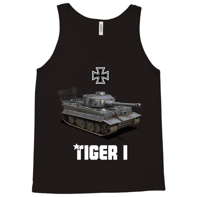 Tiger I German Heavy Tank Ww2 Military Panzerkampfwagen Pullover Hoodi Tank Top by cm-arts | Artistshot