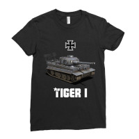 Tiger I German Heavy Tank Ww2 Military Panzerkampfwagen Pullover Hoodi Ladies Fitted T-shirt | Artistshot