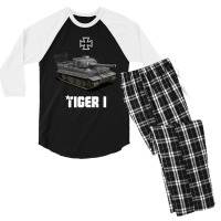 Tiger I German Heavy Tank Ww2 Military Panzerkampfwagen Pullover Hoodi Men's 3/4 Sleeve Pajama Set | Artistshot