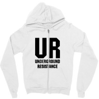 Underground Resistance Zipper Hoodie | Artistshot