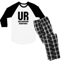 Underground Resistance Men's 3/4 Sleeve Pajama Set | Artistshot