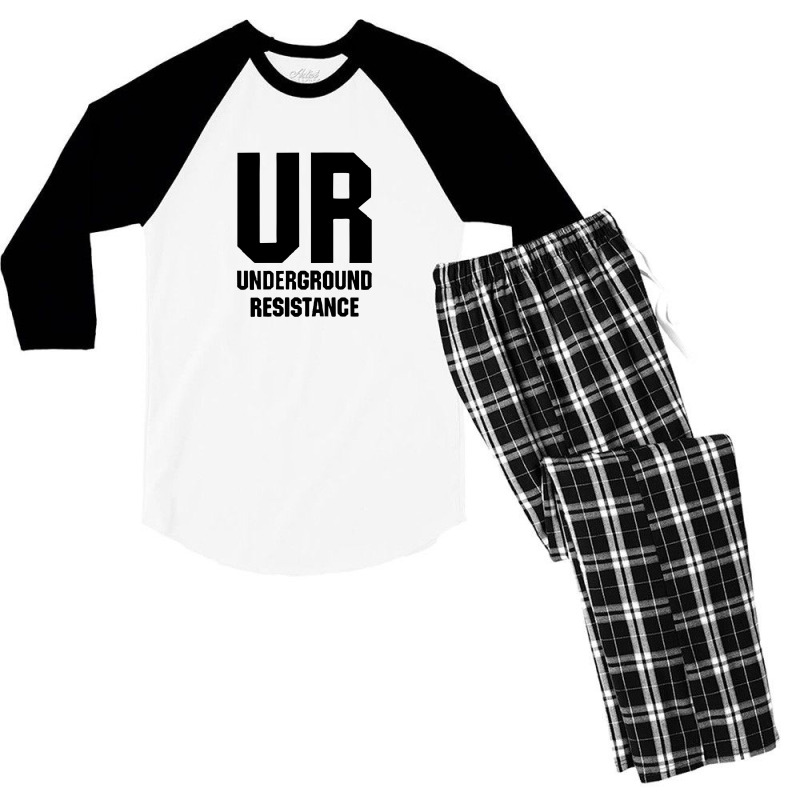 Underground Resistance Men's 3/4 Sleeve Pajama Set by cm-arts | Artistshot