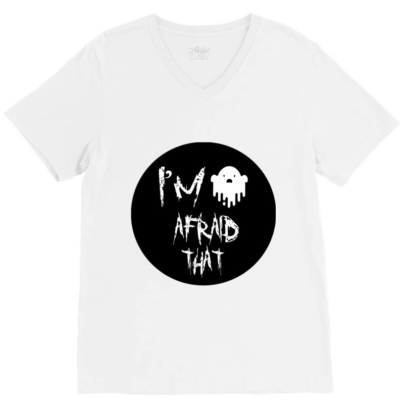 Phasmophobia Ghost Funny Boo Dark Horror V-neck Tee | Artistshot