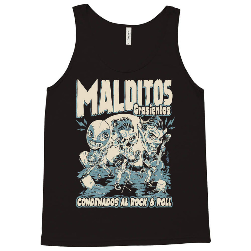 Malditos Grasientos, Malditos, Grasientos, Greaser, Grasientos, Online Tank Top | Artistshot