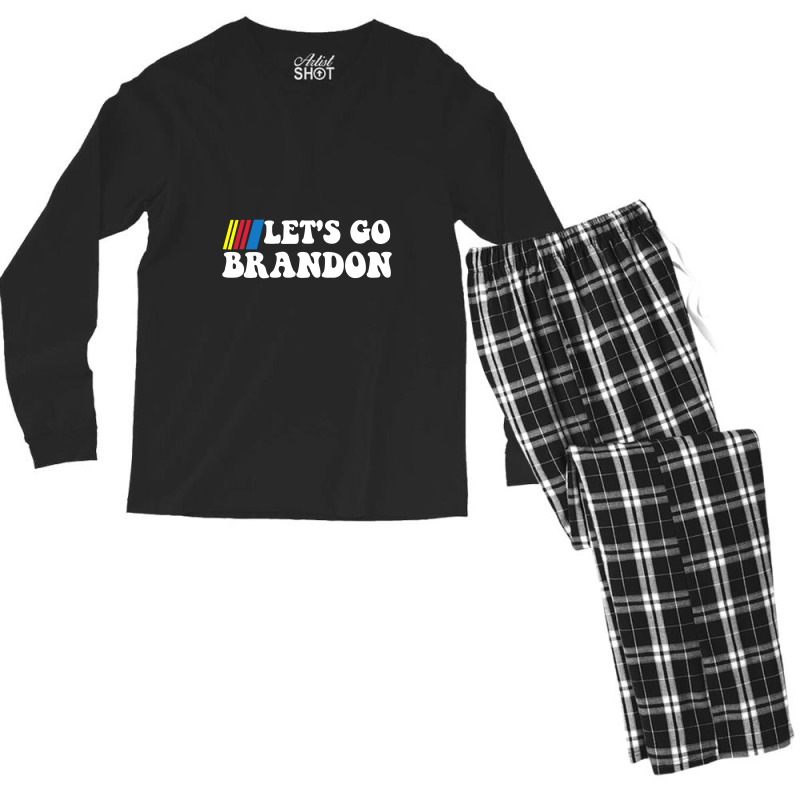 Let's Go Brandon Men's Long Sleeve Pajama Set | Artistshot