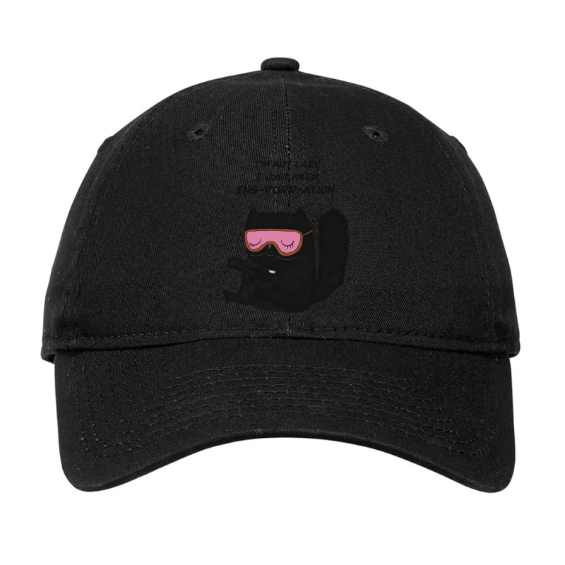 I’m Not Lazy, I Just Need Ins-purr-ation ! Cat Lover   Black Cat Lov Adjustable Cap | Artistshot