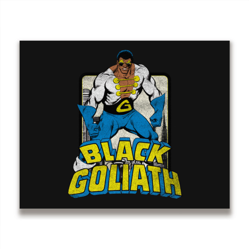 Black Goliath - Dr. Bill Foster (distressed) Metal Print Horizontal | Artistshot