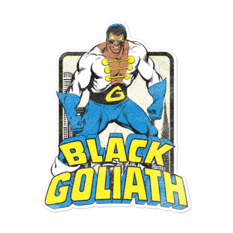 Black Goliath - Dr. Bill Foster (distressed) Sticker | Artistshot