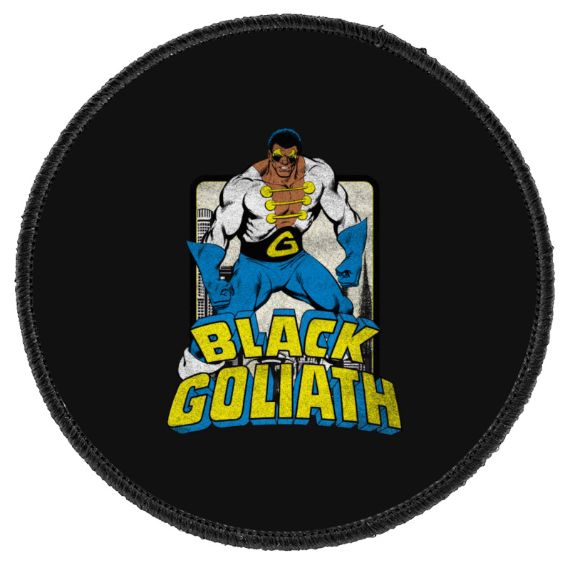 Black Goliath - Dr. Bill Foster (distressed) Round Patch | Artistshot