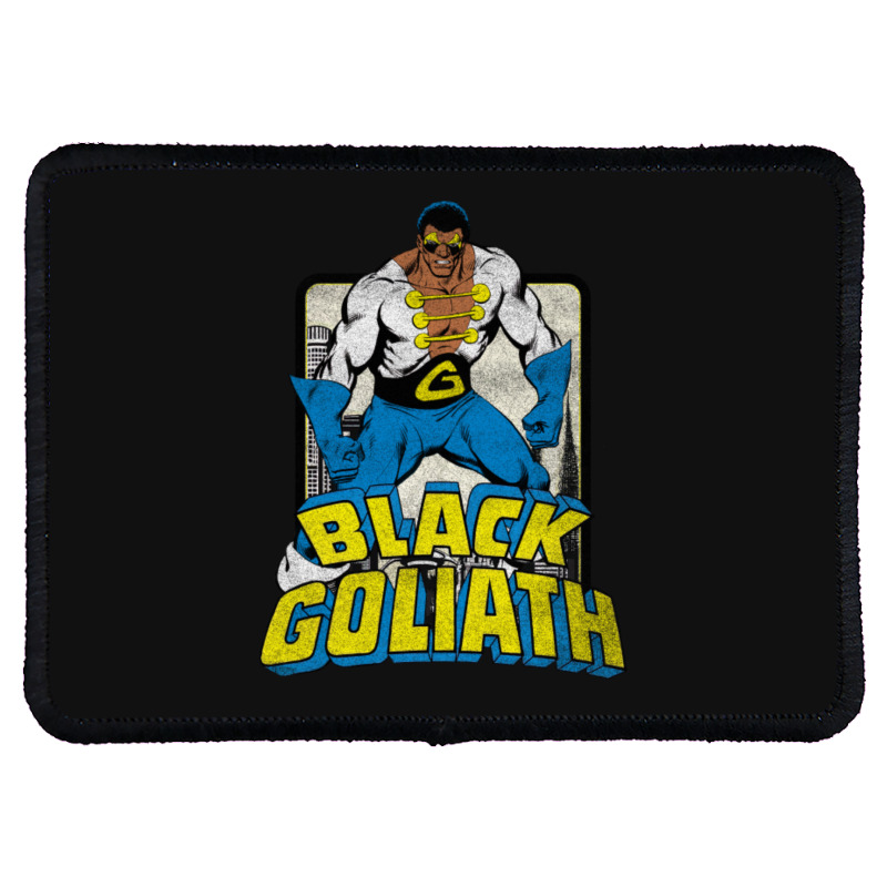 Black Goliath - Dr. Bill Foster (distressed) Rectangle Patch | Artistshot