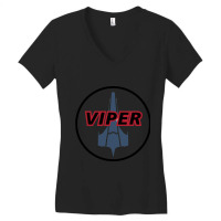 Battlestar Galactica - Viper Mark Ii Women's V-neck T-shirt | Artistshot