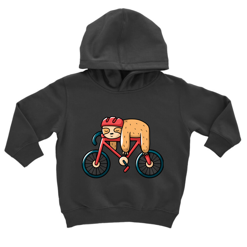 Bike Sloth, Bicycle Cycling Sloth, Cycling Sloth, Bicycle Cycling Slot Toddler Hoodie | Artistshot