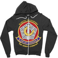 Marine Transport Squadron Andrews, Marine Transport, Squadron Andrews, Zipper Hoodie | Artistshot