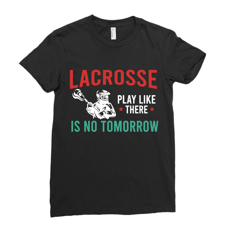 Lacrosse Play Like Ladies Fitted T-Shirt by Best Seller Apparel | Artistshot