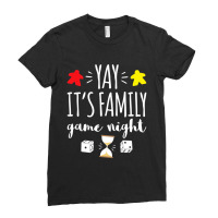 Celebrate Family Game Night Board Games Card Games Ladies Fitted T-shirt | Artistshot