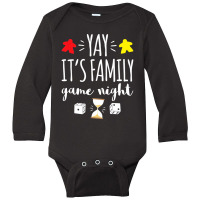 Celebrate Family Game Night Board Games Card Games Long Sleeve Baby Bodysuit | Artistshot