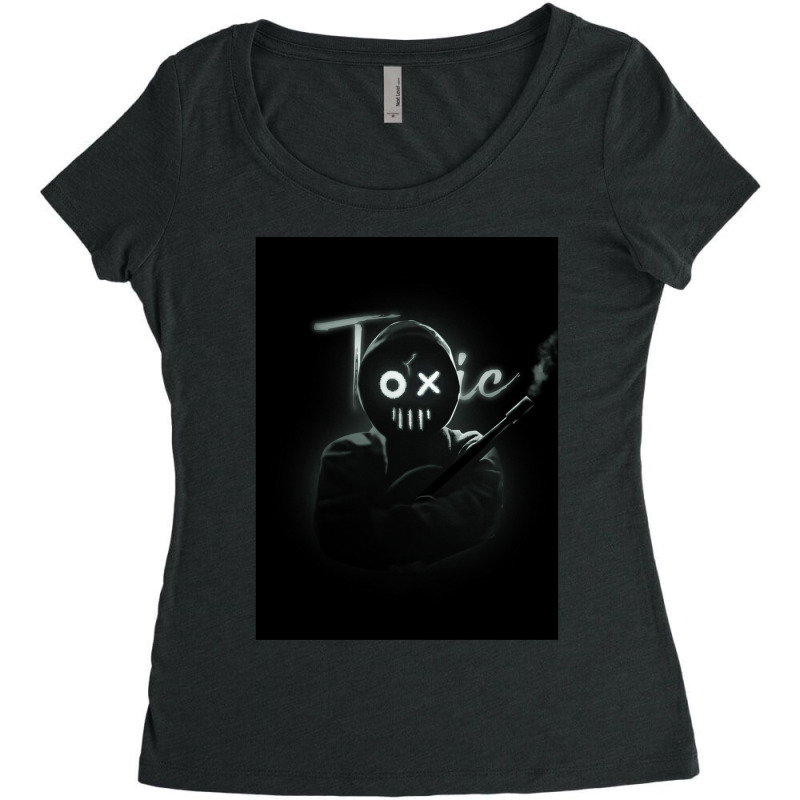 Boywithuke Toxic Smoke Women's Triblend Scoop T-shirt by MaeveBolton | Artistshot